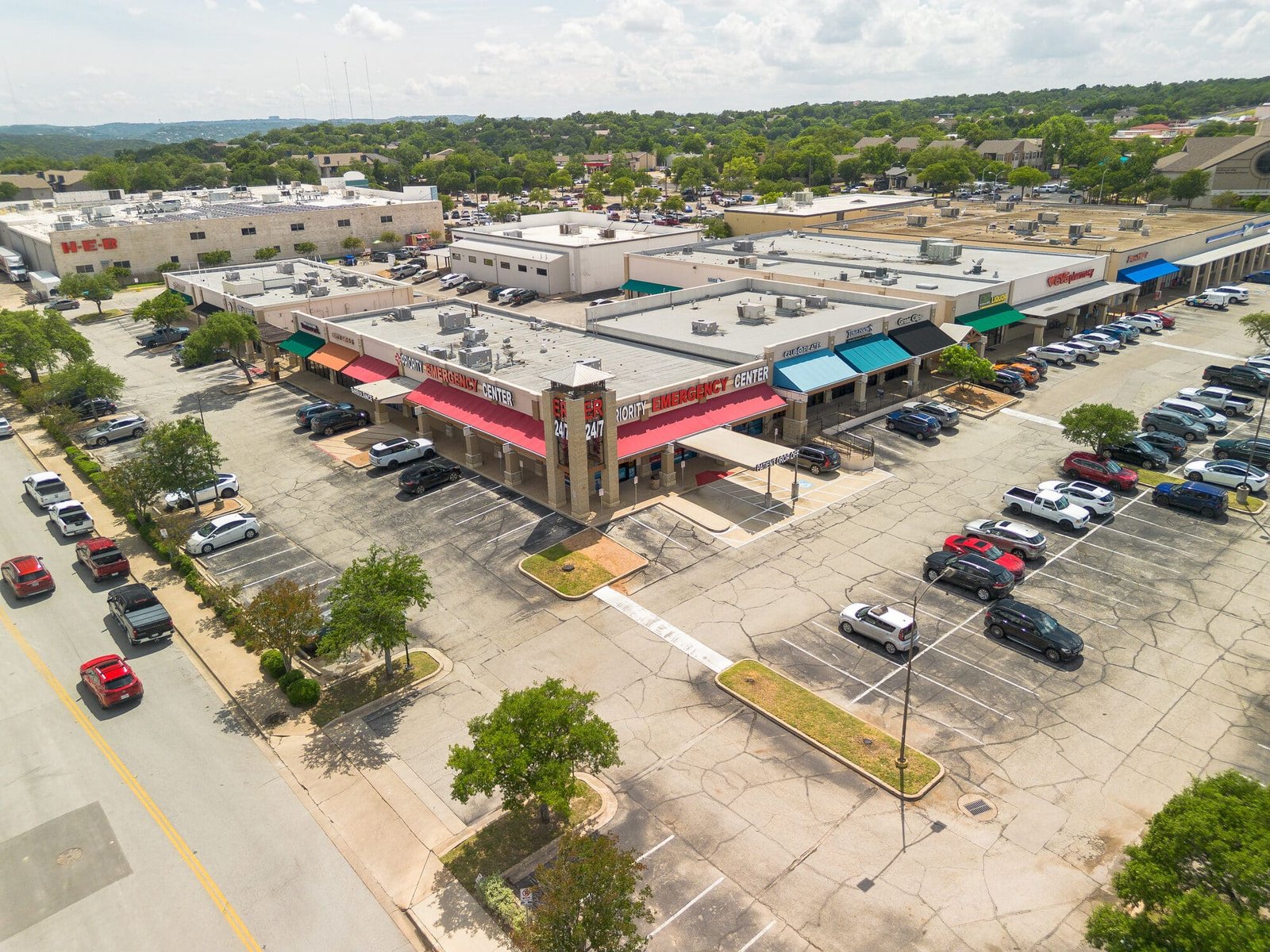 Priority Emergency Center Austin TX Aerial View