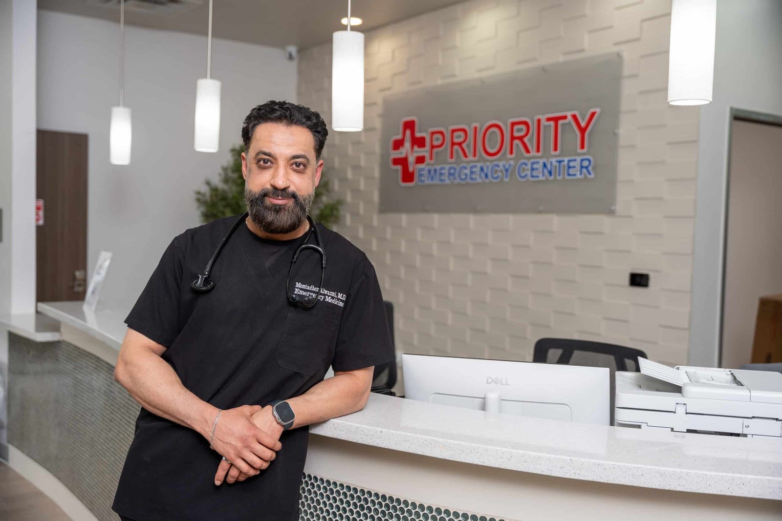Dr. Alwazni and staff at Priority Emergency Center Austin TX